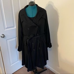 Torrid fit and flare trench coat